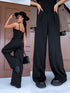 Fabric trousers "FREE FLOW VS8126-1" - BLACK
